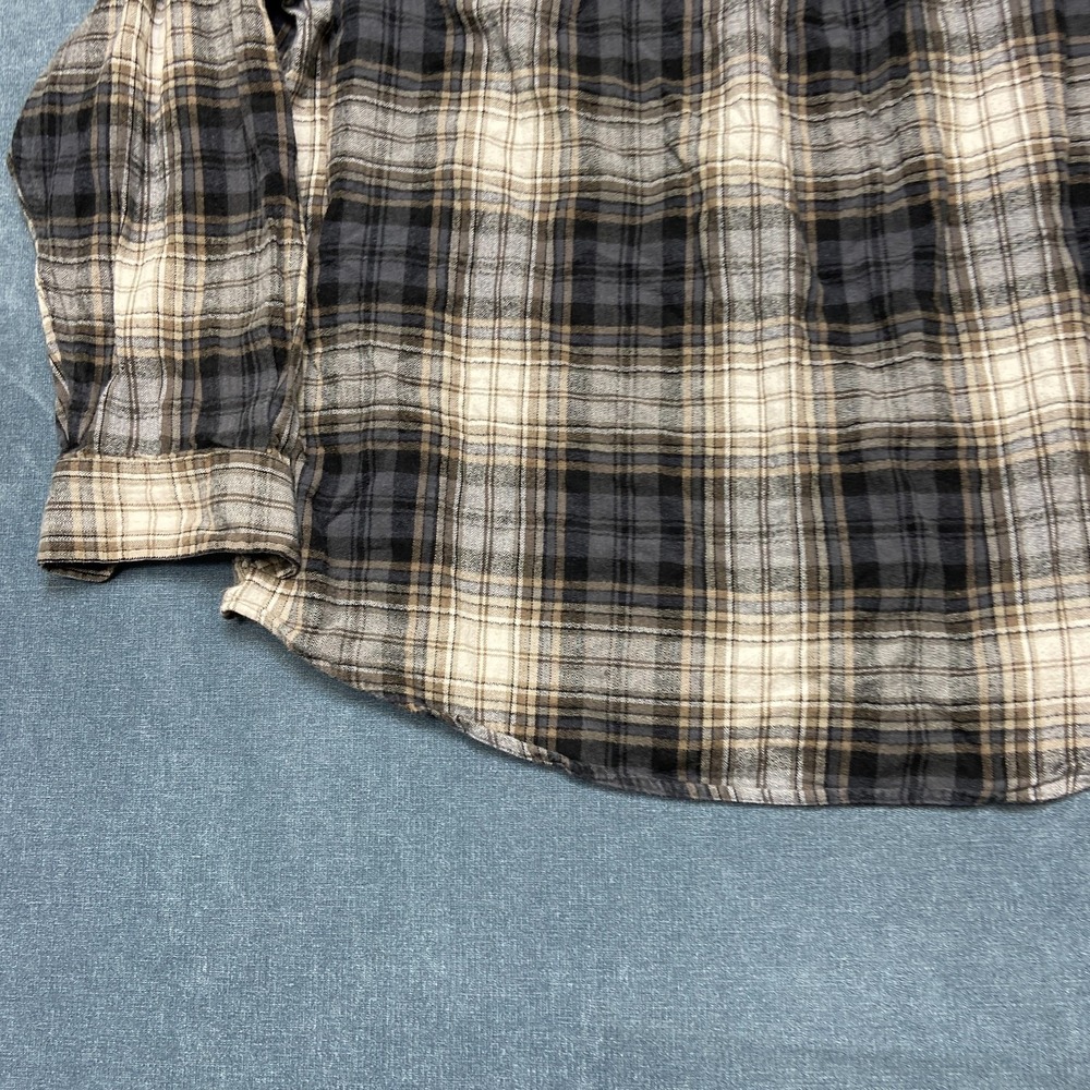 Wolverine Flannel Shirt Mens 2XL Multi Plaid Cotton Casual Button Up Outdoor - Picture 11 of 13